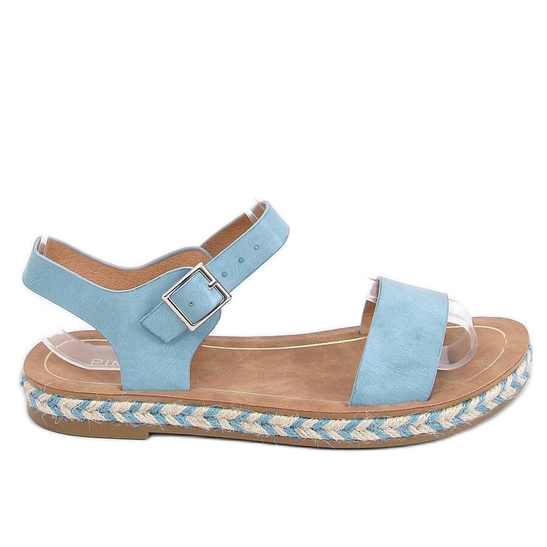 TH005 Sandali espadrillas blu