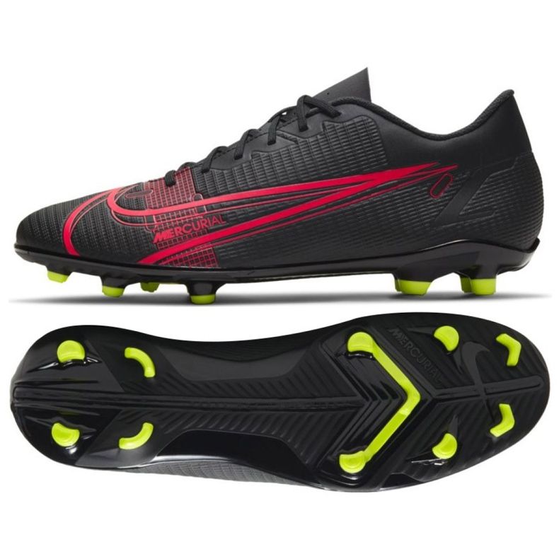 Nike Mercurial Vapor 14 Club FG / MG M CU5692 090 scarpe da calcio multicolore nero