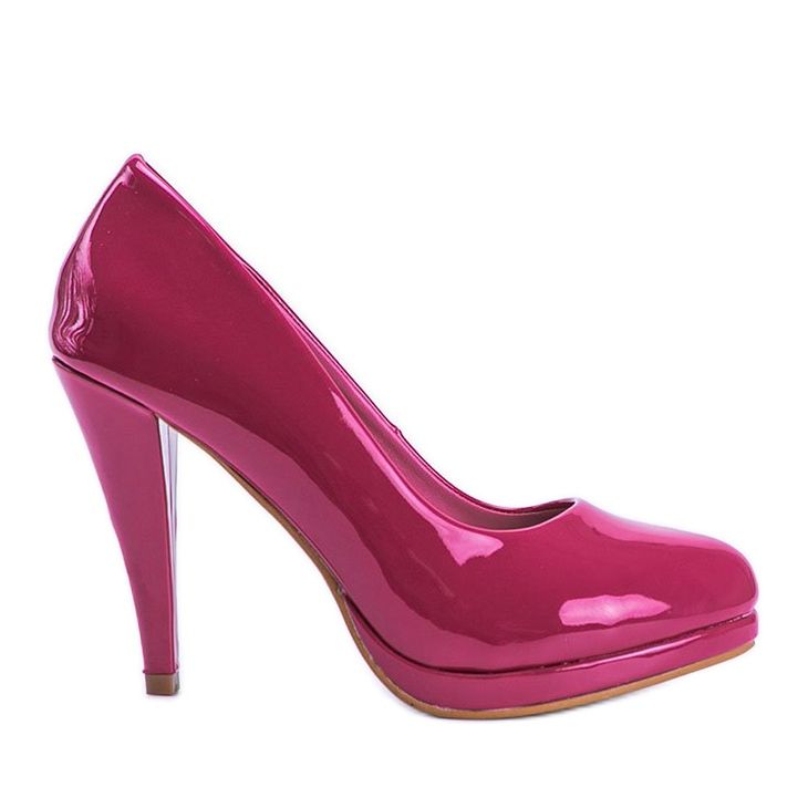 Pumps rosa laccate sulla piattaforma Carrie