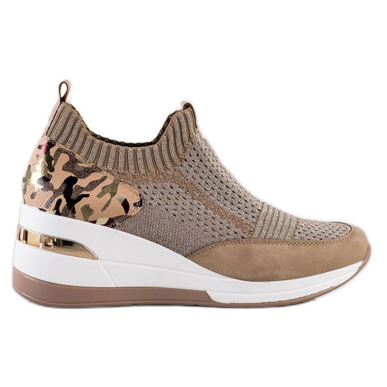 ARTIKER Sneakers Slip-On con stampa Moro marrone