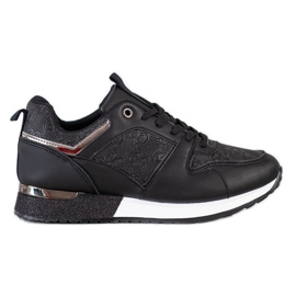 SHELOVET Sneakers Nere Con Fantasie nero