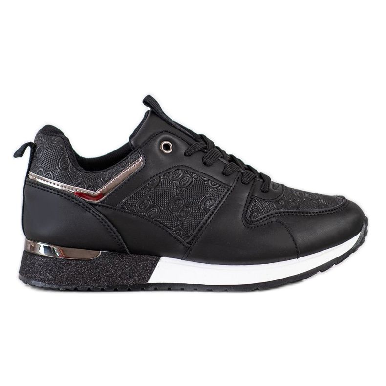 SHELOVET Sneakers Nere Con Fantasie nero