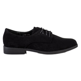 SHELOVET Scarpe classiche stringate nero