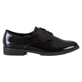 SHELOVET Scarpe classiche stringate nero