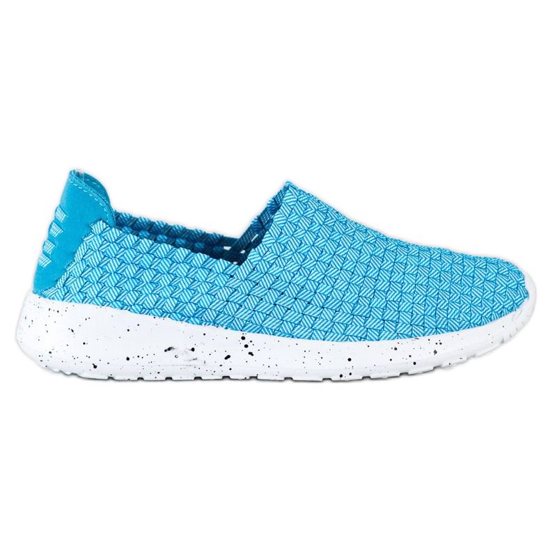 Sabatina Slipon Intrecciati Blu