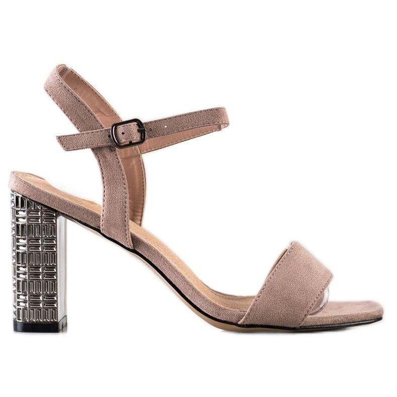 S. BARSKI Sandali Kalsic Con Tacco Decorativo beige