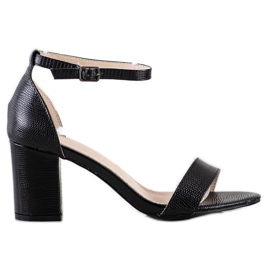 Goodin Sandali classici con tacco alto nero