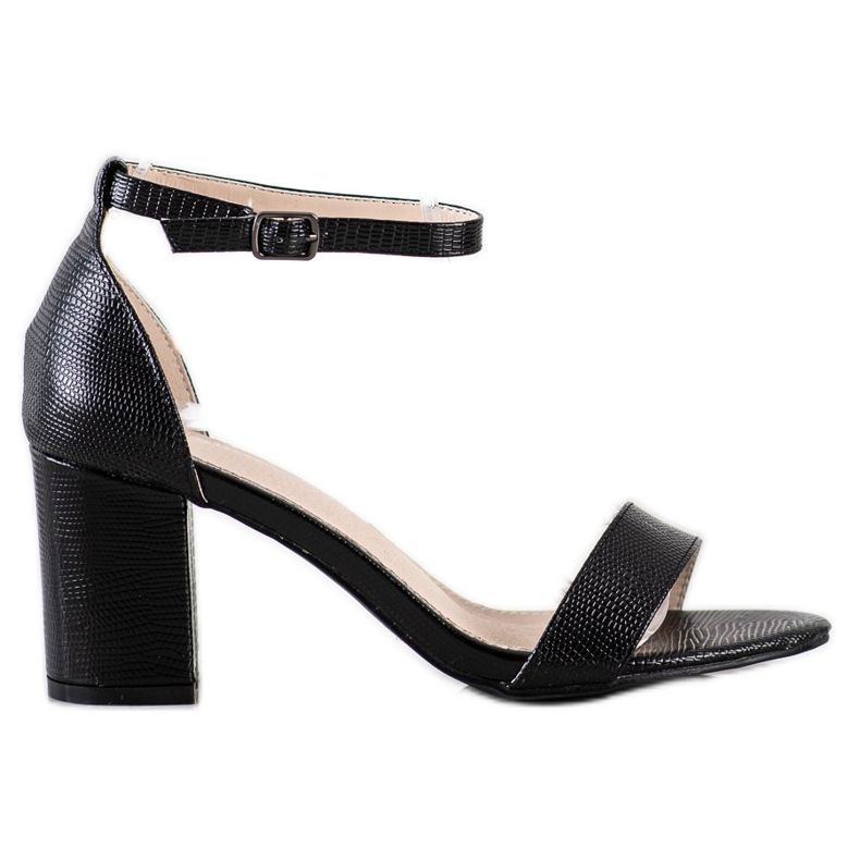 Goodin Sandali classici con tacco alto nero