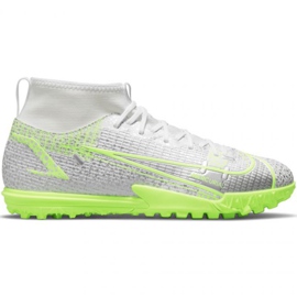 Nike Mercurial Superfly 8 Academy Tf Jr CV0789-107 scarpe da calcio grigio argento