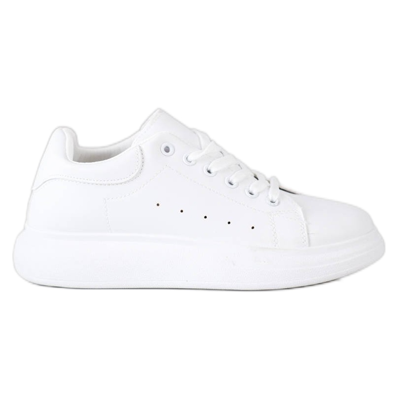 SHELOVET Sneakers bianche sulla piattaforma bianca