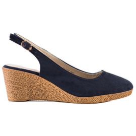Goodin Comode pompe a cuneo blu navy