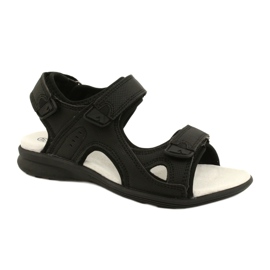 American Club Sandali Sportivi Inserto in Pelle HL09/21 Nero