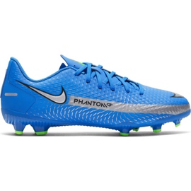 Scarpa da calcio Nike Phantom Gt Academy FG / MG Junior CK8476 400 blu blu