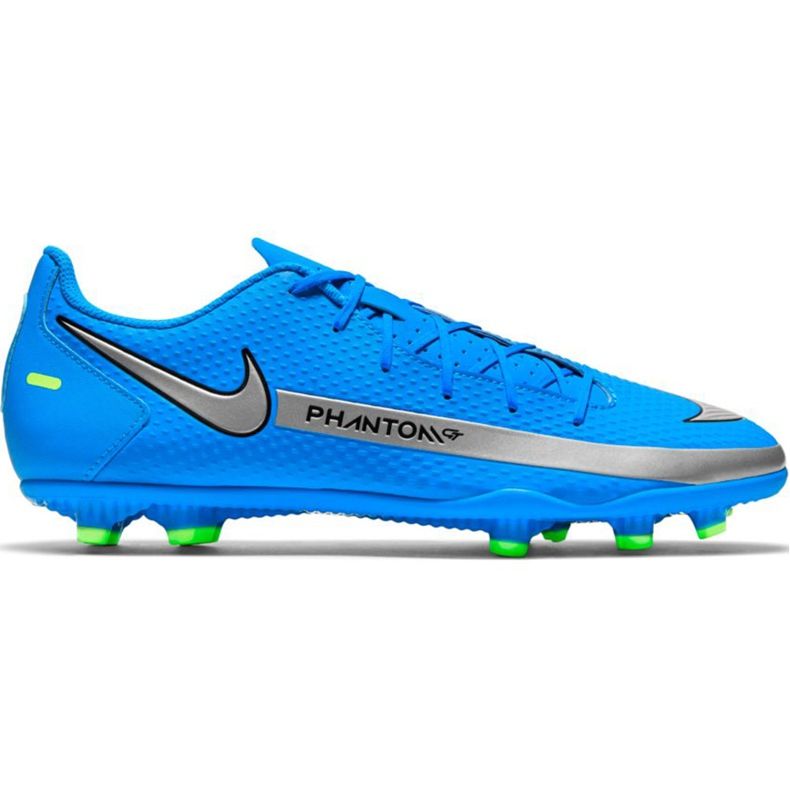 Nike Phantom Gt Club FG / MG CK8459 400 scarpe da calcio blu blu