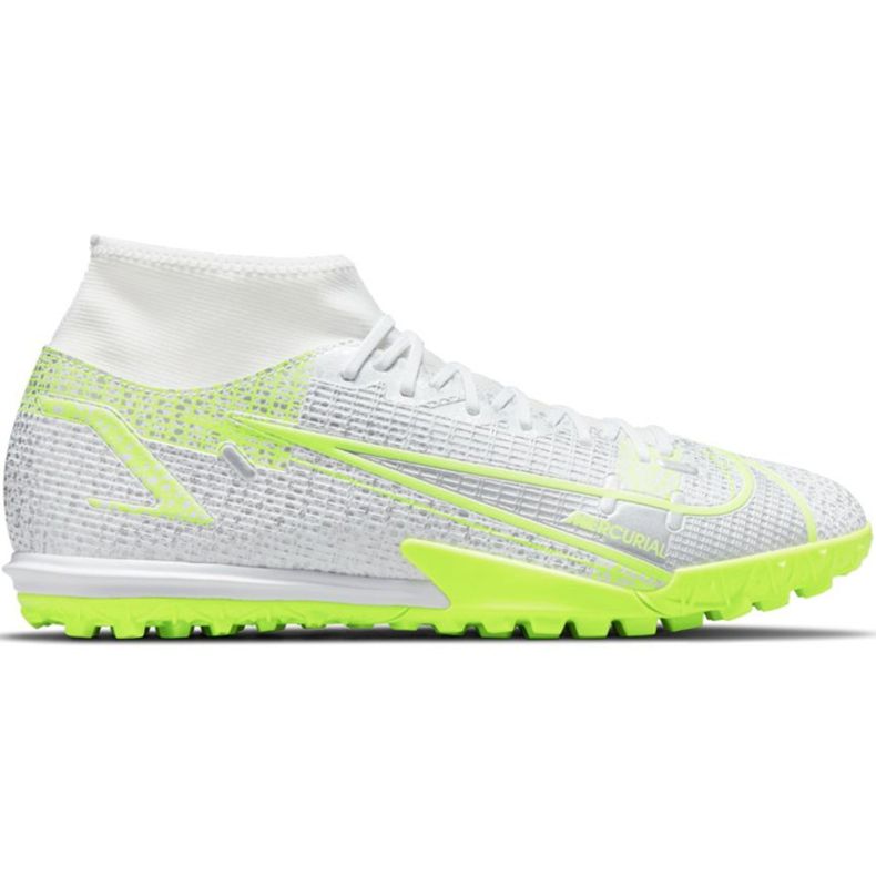 Nike Mercurial Superfly 8 Academy Tf CV0953 107 scarpe da calcio d'argento