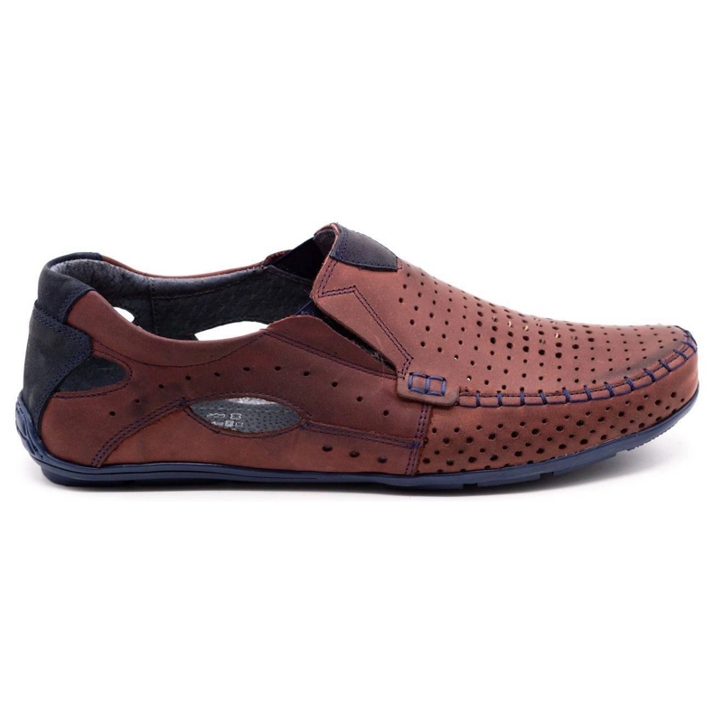 Olivier Scarpe uomo mocassini 901 estate bordeaux rosso
