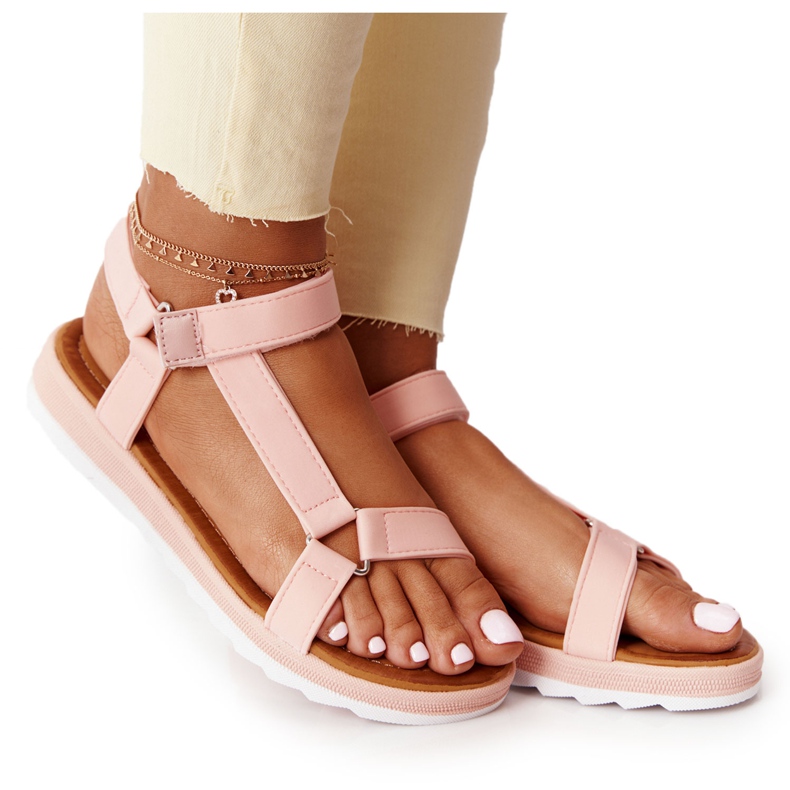 Sandali da donna su suola in gomma Coral Stranger rosa