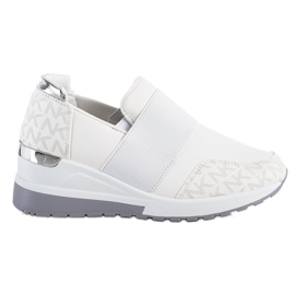 SHELOVET Sneakers bianche senza lacci bianco