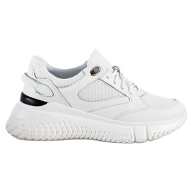 Weide Sneakers Bianche Con Glitter bianca