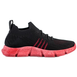 SHELOVET Sneakers traforate sulla piattaforma nero