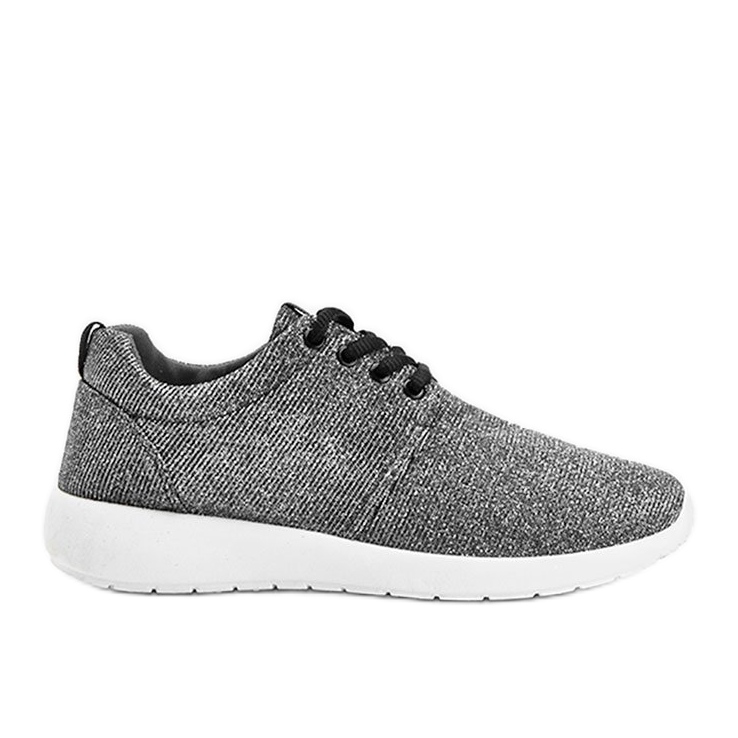 Scarpe sportive in broccato grigio di Gretchen