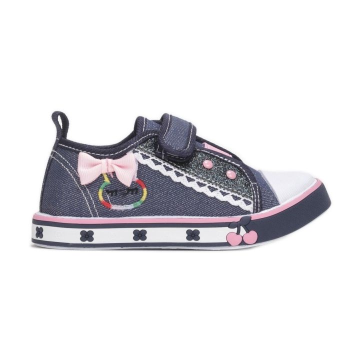 Vices Morse 3SP716LS-50-navy blu navy rosa