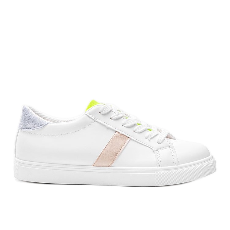 Sneaker Estefani bianco pastello bianca