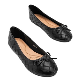 Ballerine Kaiden intrecciate nere nero