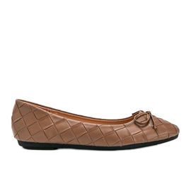 Ballerine Kaiden intrecciate beige