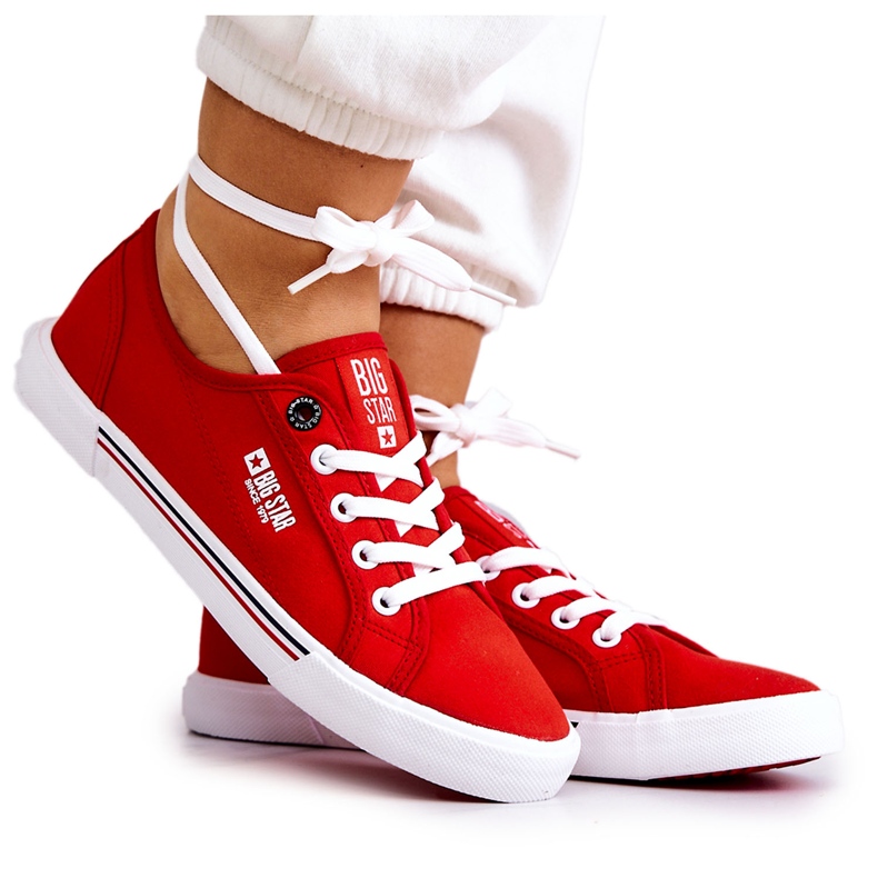 Sneakers da donna Big Star HH274061 Rosse rosso