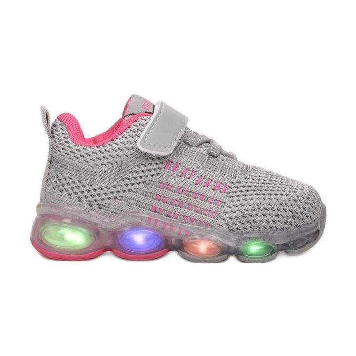 Vices Morse 1XC8078-LED-197-grigio / fucsia