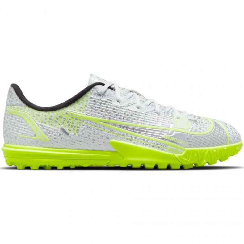 Nike Mercurial Vapor 14 Academy Tf Jr CV0822-107 scarpe da calcio multicolore bianco