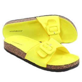 Pantofole gialle da donna gialle L-1056 Giallo