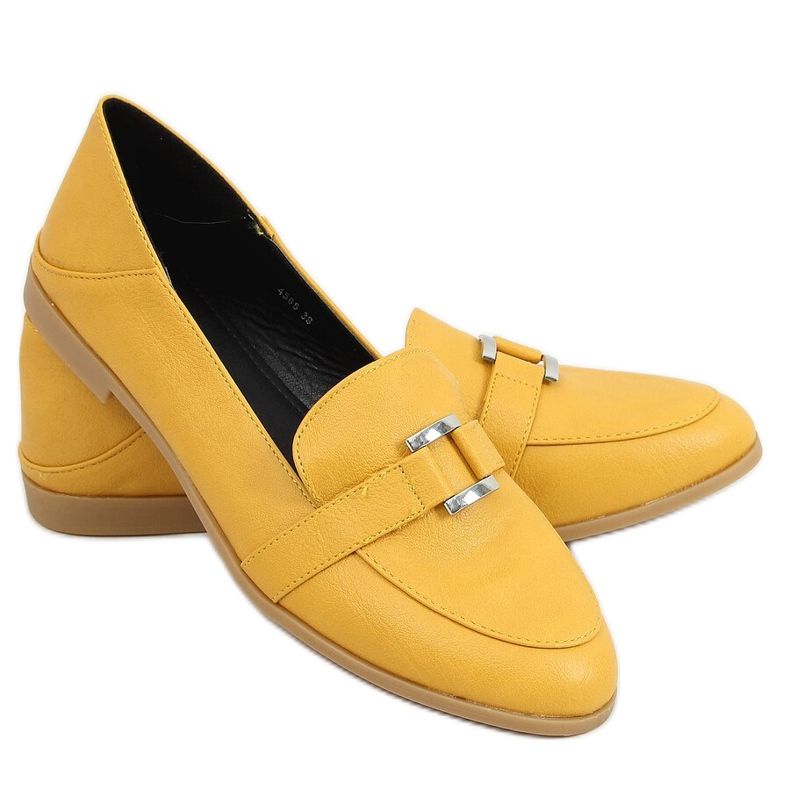 Mocassini donna miele 4585 Giallo