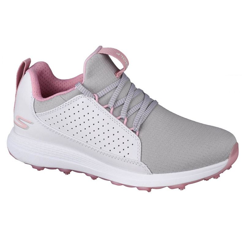 Scarpa Skechers Go Golf Max Mojo W 14887-WGPK bianca grigio giallo