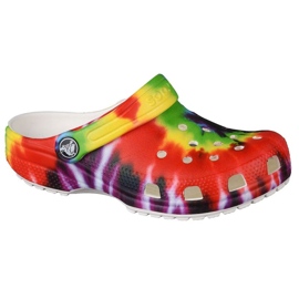 Crocs Classic Tie-Dye Graphic K Clog Jr 205451-90H multicolore giallo
