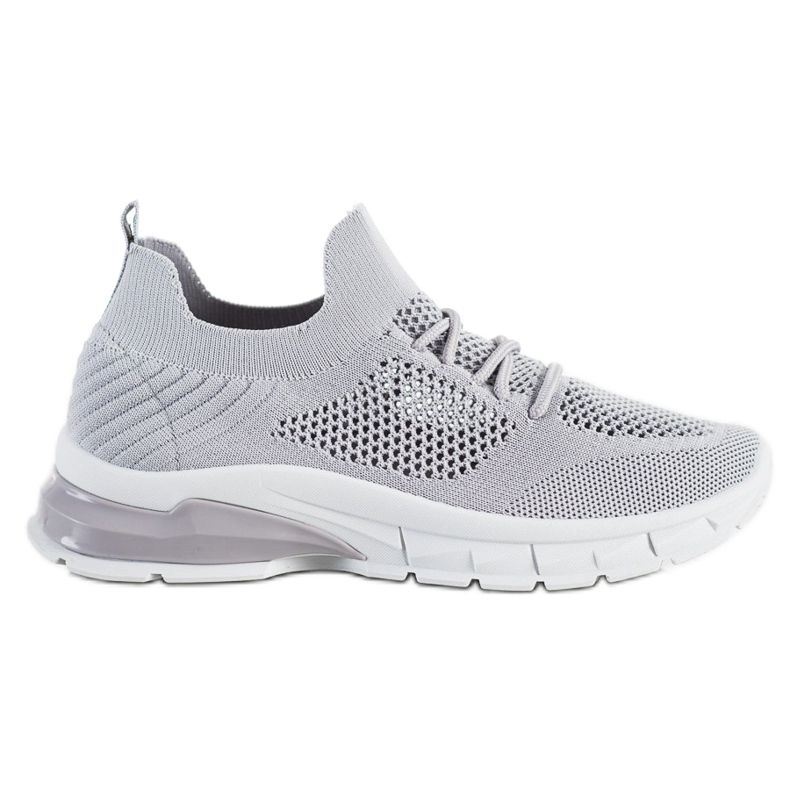 Filippo Sneaker stringate e traforate grigio