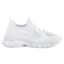 Filippo Sneaker stringate e traforate bianco