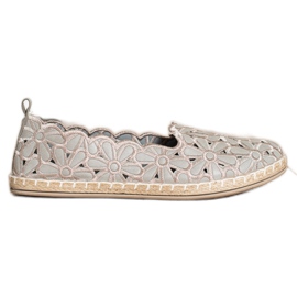 SHELOVET Espadrillas Con Motivo Floreale beige