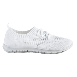 SHELOVET Sneakers bianche traforate bianco