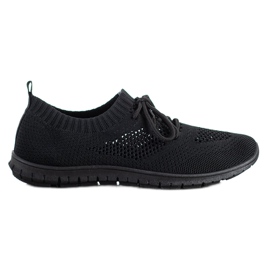 SHELOVET Sneakers nere traforate nero