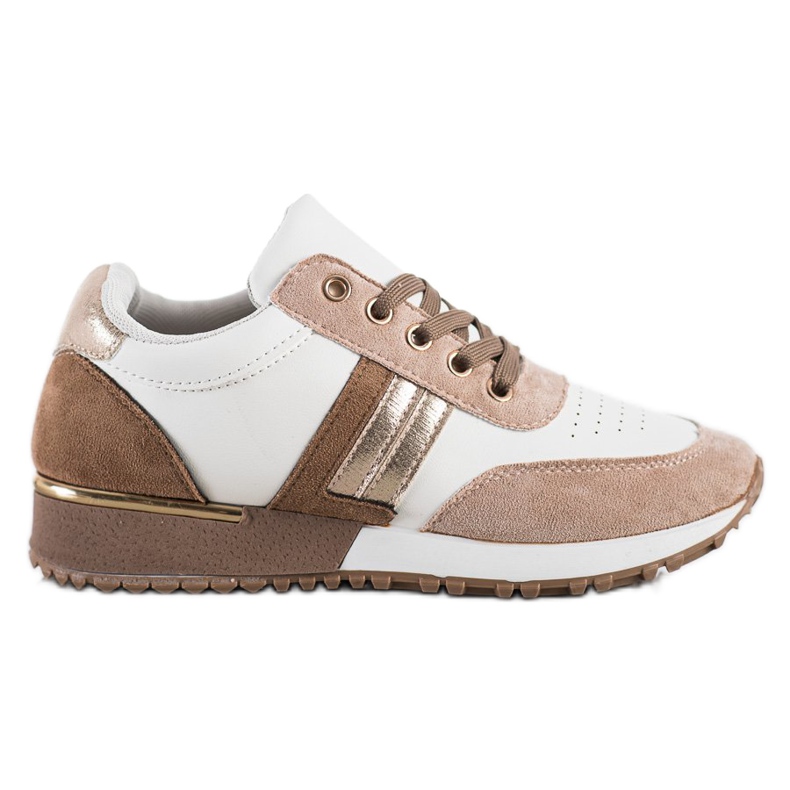 SHELOVET Scarpe da ginnastica casual bianca multicolore