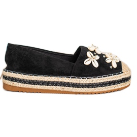 Seastar Espadrillas Con Conchiglie nero