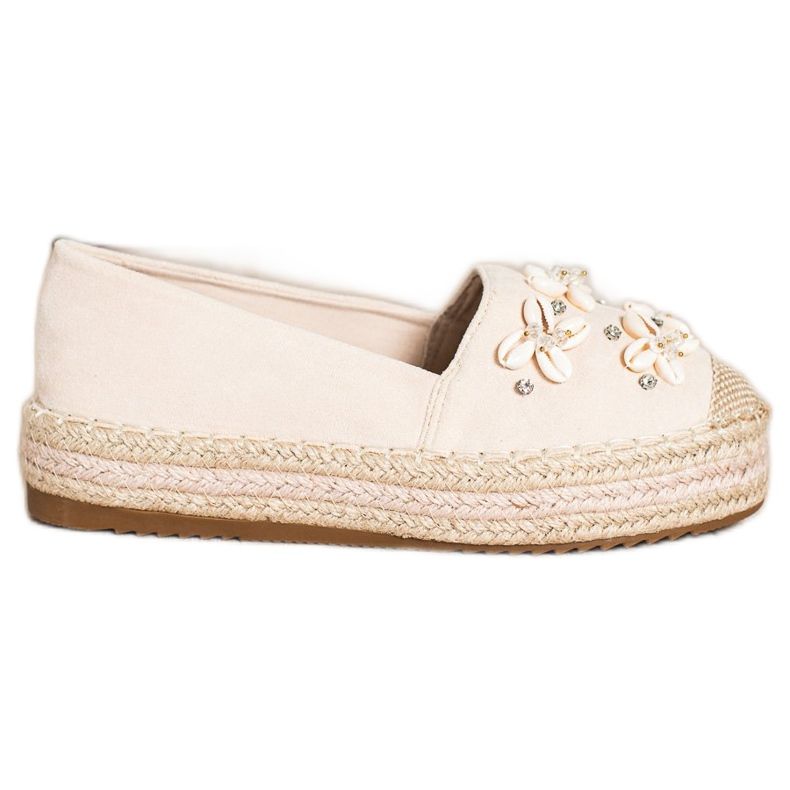 Seastar Espadrillas Con Conchiglie beige
