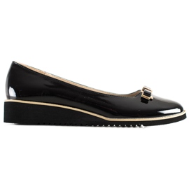 Goodin Scarpe brogue nere con fiocco nero