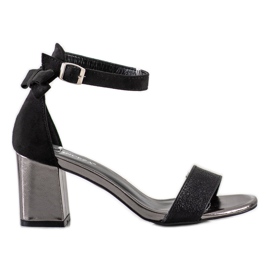 Sandali Con Fiocco VINCEZA nero