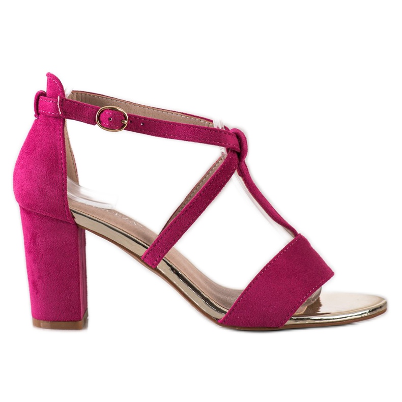 Sandali alla moda sul bar VINCEZA rosa