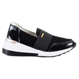 Goodin Sneakers in pelle nera nero