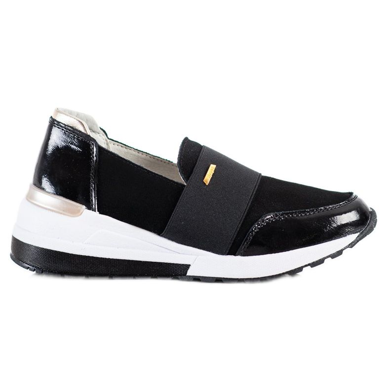 Goodin Sneakers in pelle nera nero