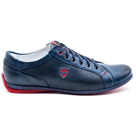 Joker Scarpe casual da uomo 295 blu navy rosso